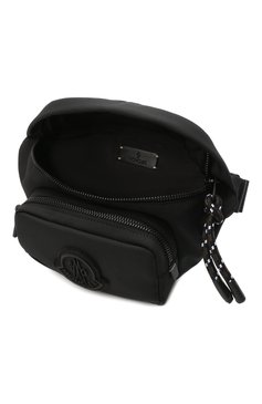 Мужская текстильная поясная сумка durance MONCLER черного цвета, арт. H1-09A-5M000-06-M1877 | Фото 5 (Ремень/цепочка: На ремешке; Материал: Текстиль; Размер: medium; Случай: Повседневный; Стили: Спорт-шик)