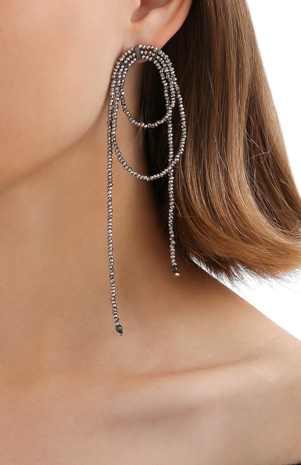 Серьги BRUNELLO CUCINELLI, арт. M0RW9LV20P/M, фото 2