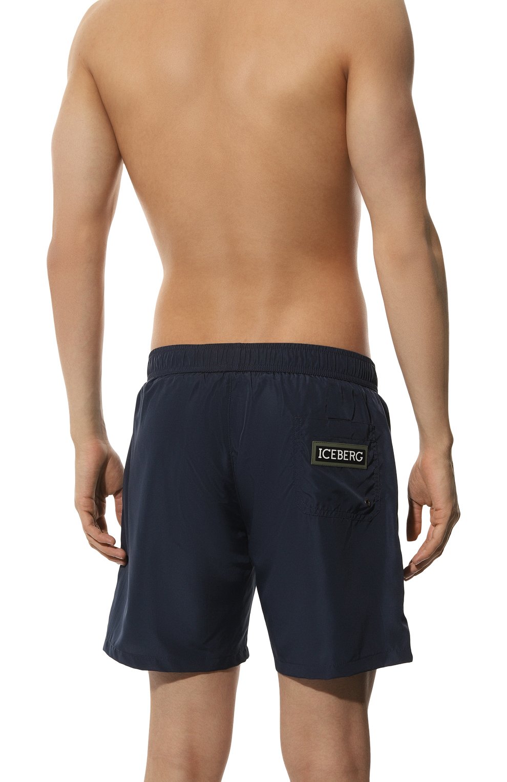 Плавки-шорты ICEBERG темно-синего цвета по цене 7195 руб., арт. ICE4MBM12, фото 3 Плавки-шорты ICEBERG, арт. ICE4MBM12, фото 3