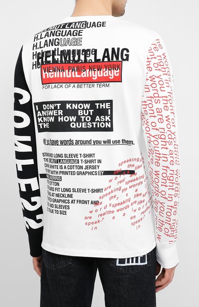 Хлопковый лонгслив HELMUT LANG, арт. K05DM526, фото 4