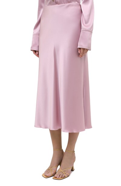 Юбка NANUSHKA розового цвета по цене 63750 руб., арт. RAZI_DESERT R0SE_SLIP SATIN, фото 3 Юбка NANUSHKA, арт. RAZI_DESERT R0SE_SLIP SATIN, фото 3