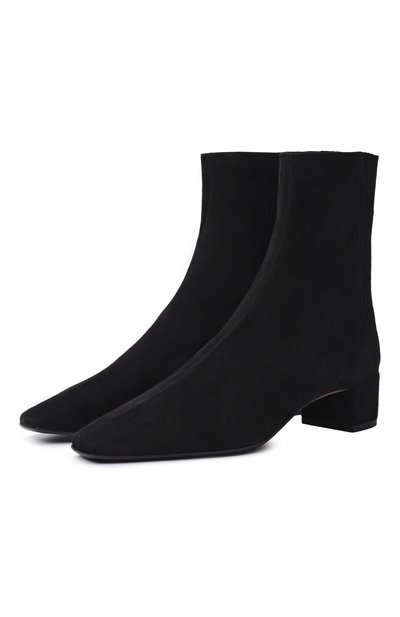 Женские замшевые ботильоны saint honore 35 AQUAZZURA, арт. SH0MIDB8-SUE-000