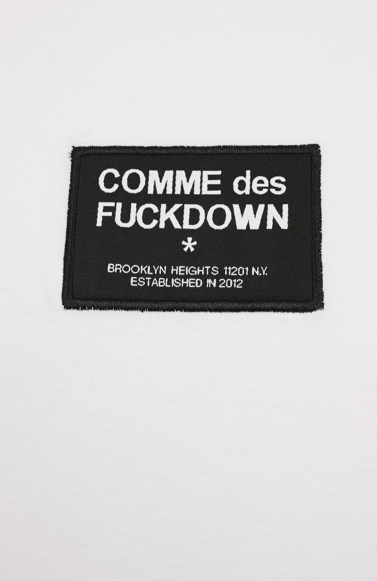Хлопковая футболка COMME DES FUCKDOWN, арт. CFABM01526, фото 1