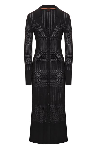 Женское платье из вискозы BOSS ORANGE, арт. 50535494