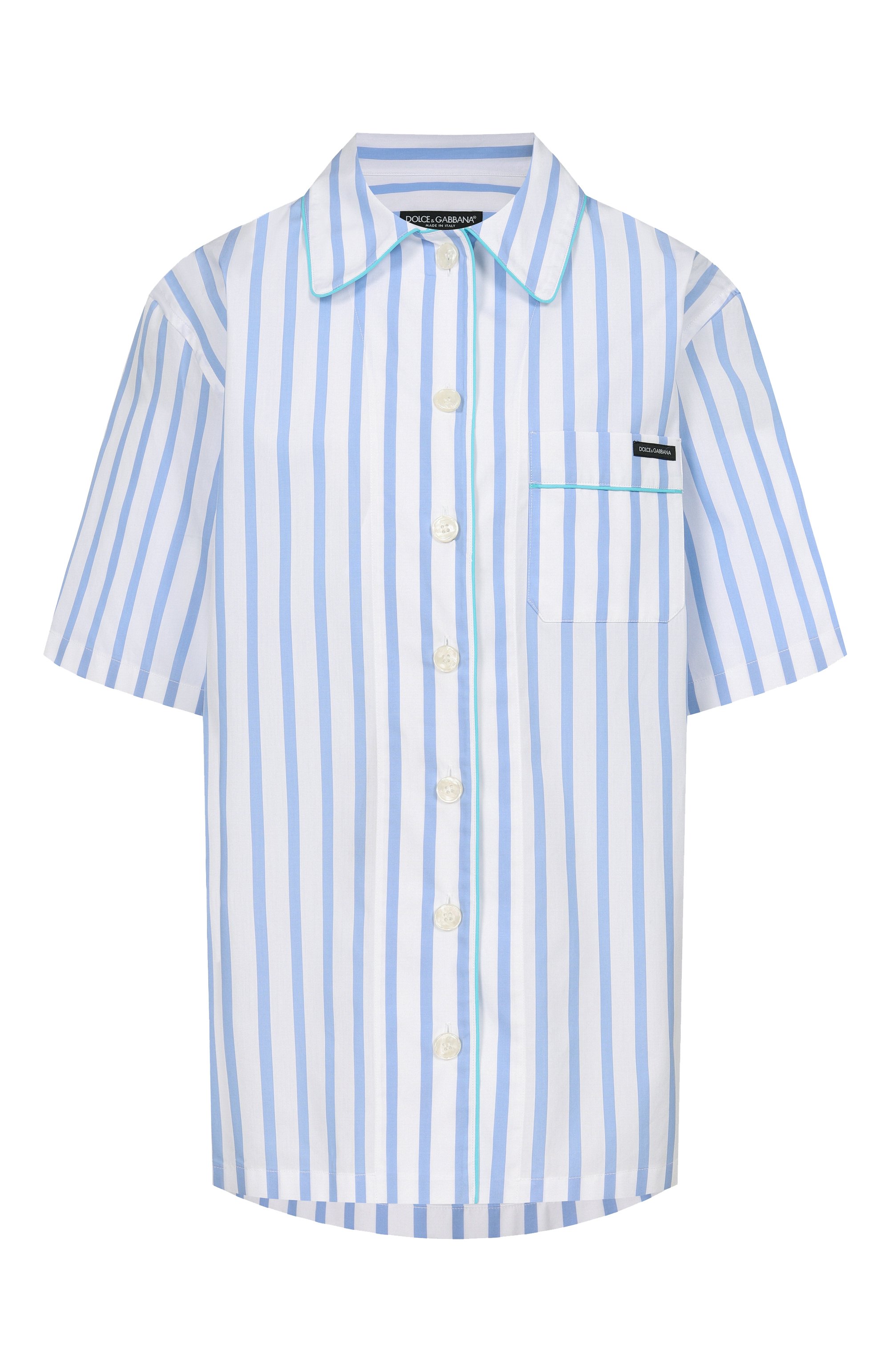 Рубашка из хлопка и шелка DOLCE & GABBANA, арт. F5U31T/FR52W, фото 1