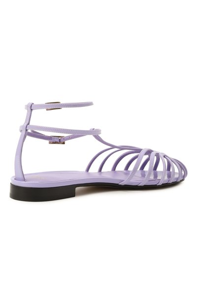 Кожаные сандалии elena ALEVI MILANO сиреневого цвета по цене 87250 руб., арт. L19SC003.5.0004809, фото 5 Кожаные сандалии elena ALEVI MILANO, арт. L19SC003.5.0004809, фото 5
