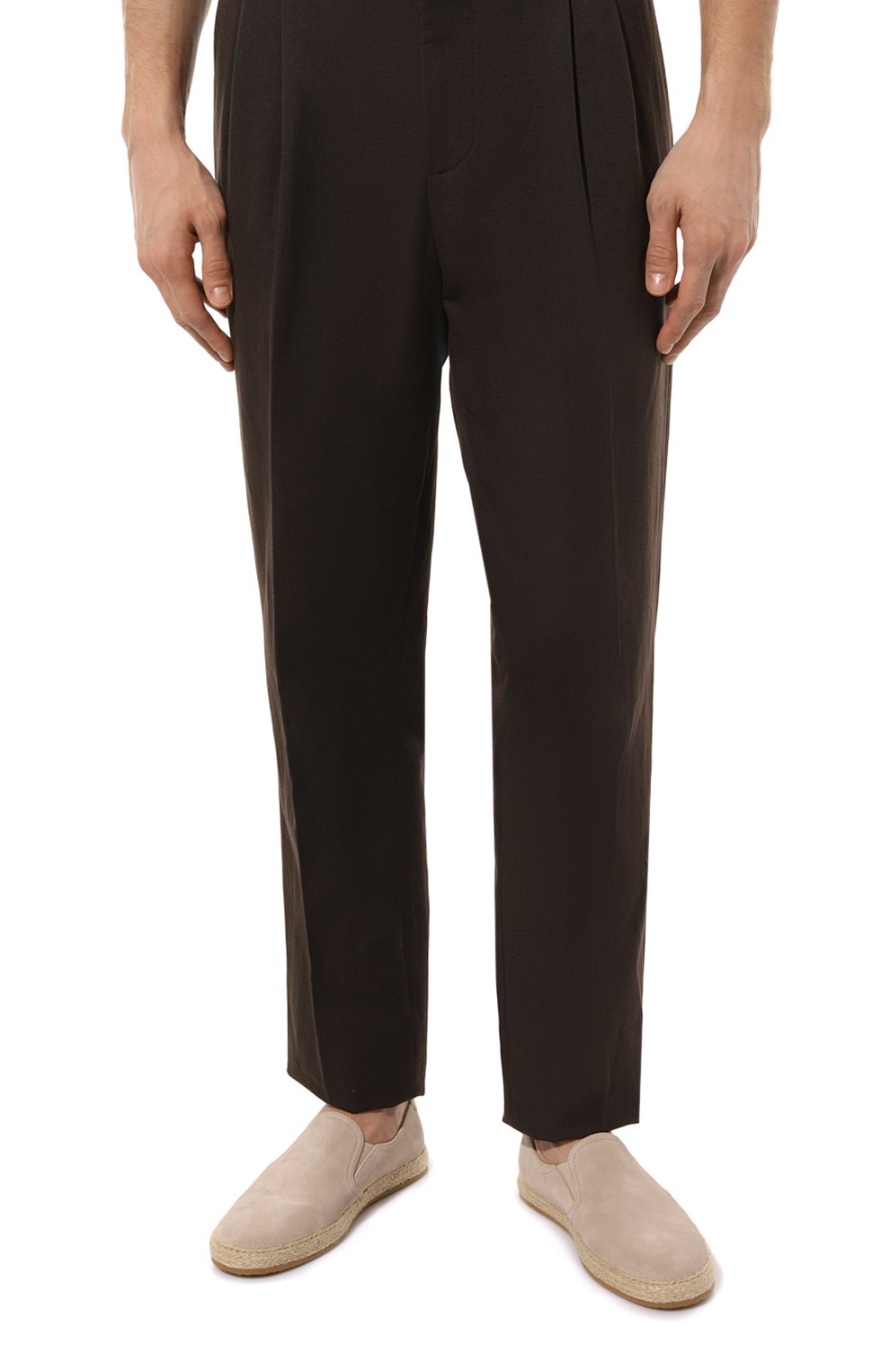 Замшевые эспадрильи BRUNELLO CUCINELLI светло-бежевого цвета по цене 97950 руб., арт. MZUCCLI837, фото 3 Замшевые эспадрильи BRUNELLO CUCINELLI, арт. MZUCCLI837, фото 3