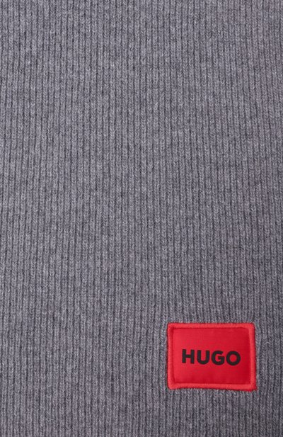 Шерстяной шарф HUGO, арт. 50496020, фото 4