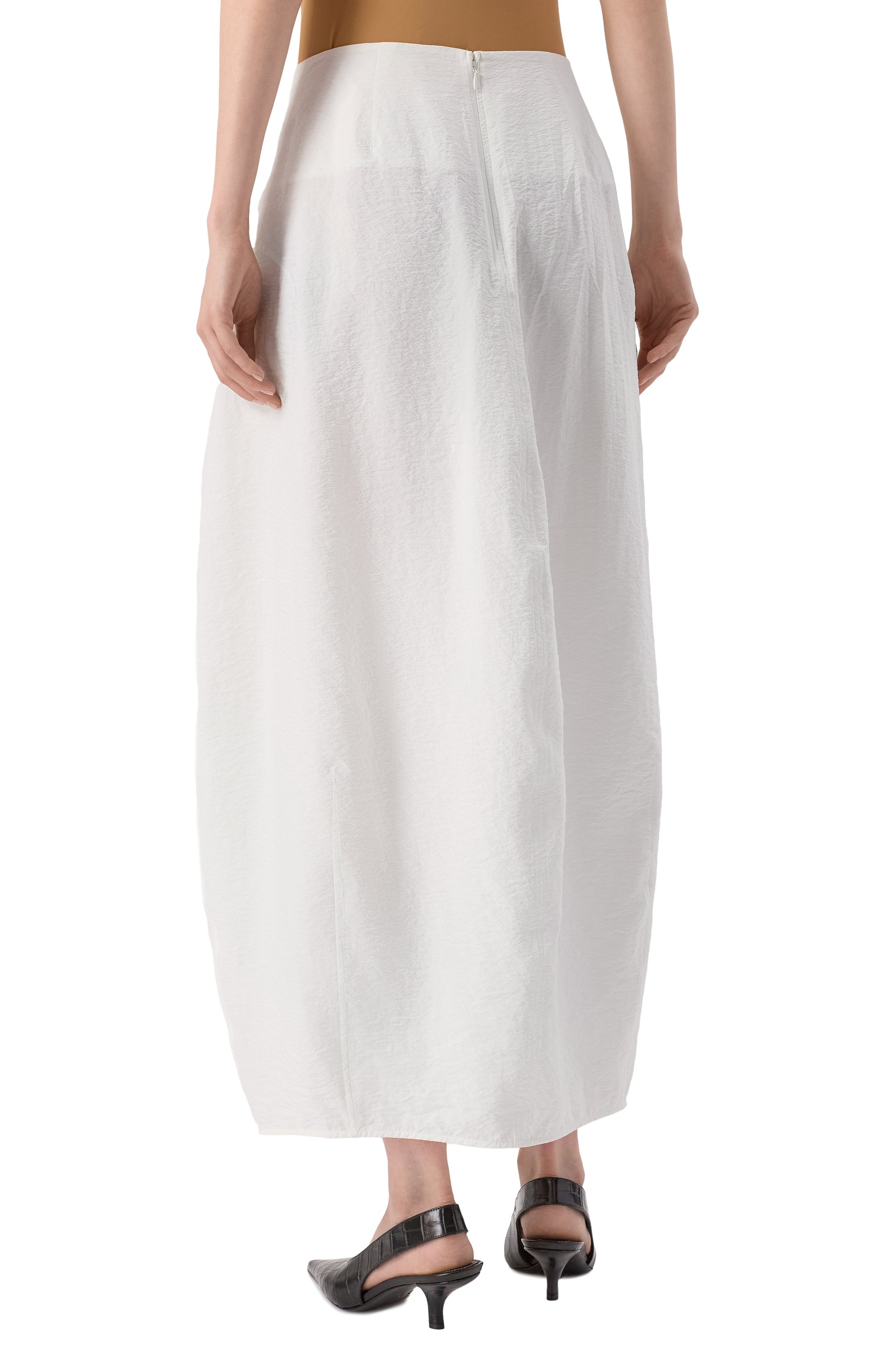 Шелковая юбка TOTEME, арт. 252-WRB0275-FB0368, фото 4