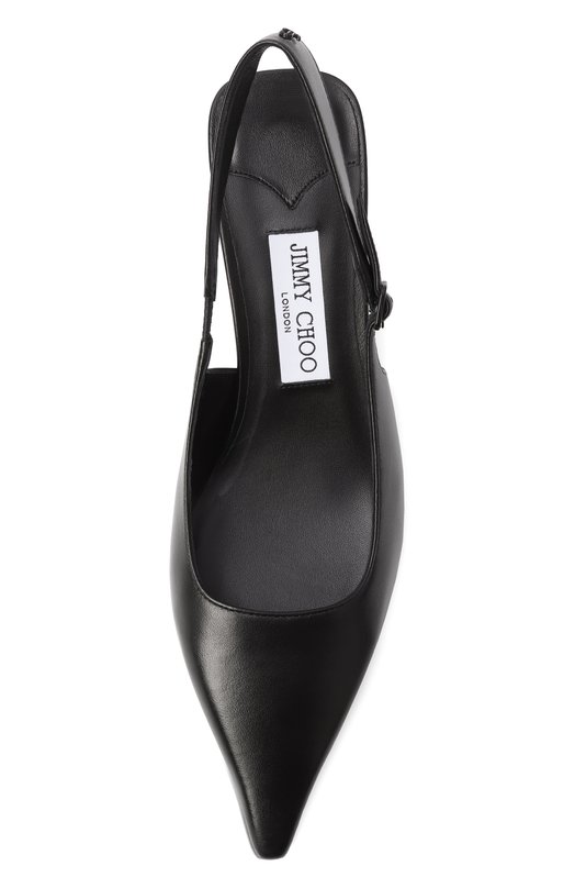 Кожаные туфли Amel 50 Jimmy Choo AMEL50NAP Чёрный  AMEL50NAP Фото 6