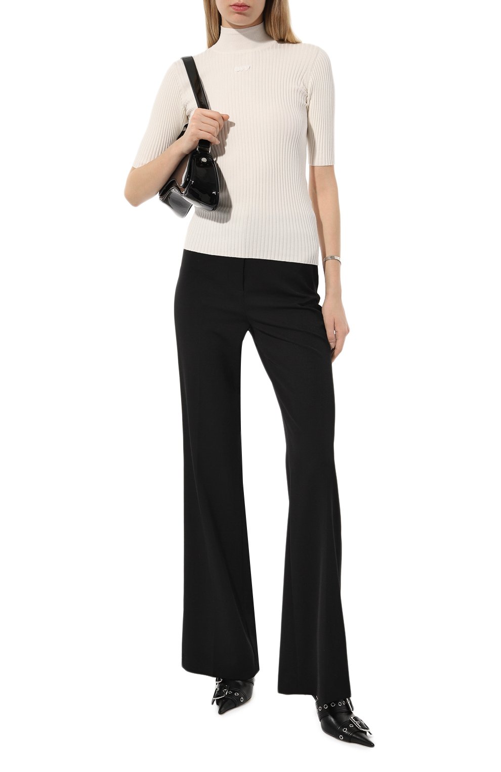 Водолазка из вискозы OFF-WHITE, арт. 0WHF050C99KNI001, фото 2