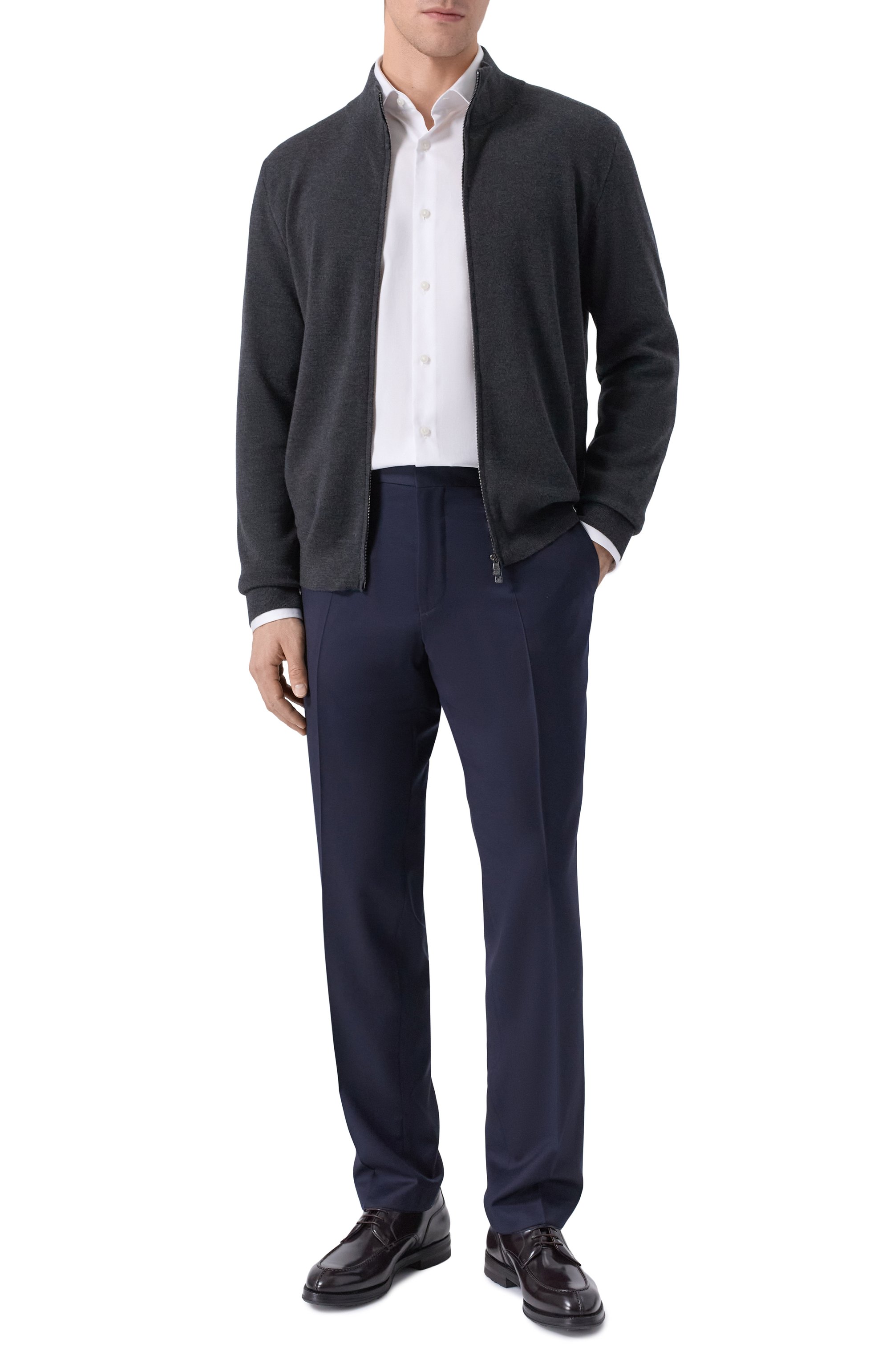 Шерстяной кардиган CORNELIANI, арт. 26M585-2625121, фото 2