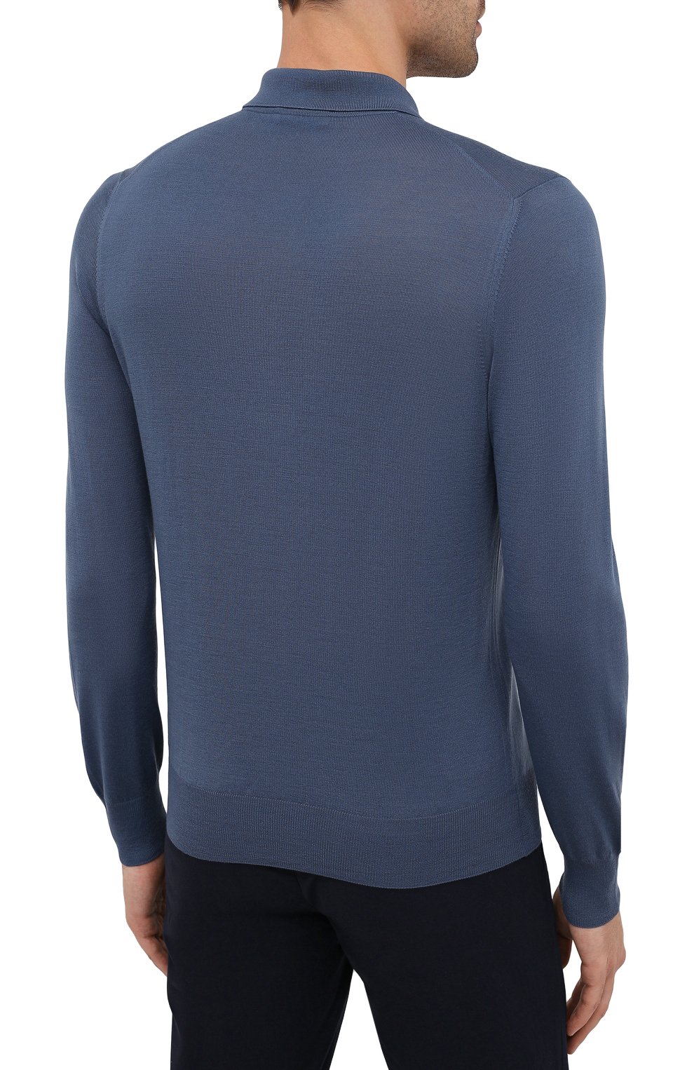 Шерстяное поло GRAN SASSO темно-синего цвета по цене 29950 руб., арт. 45132/14790, фото 4 Шерстяное поло GRAN SASSO, арт. 45132/14790, фото 4