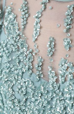Многослойное платье с подолом и декоративной отделкой пайетками ELIE SAAB, арт. 8459, фото 1
