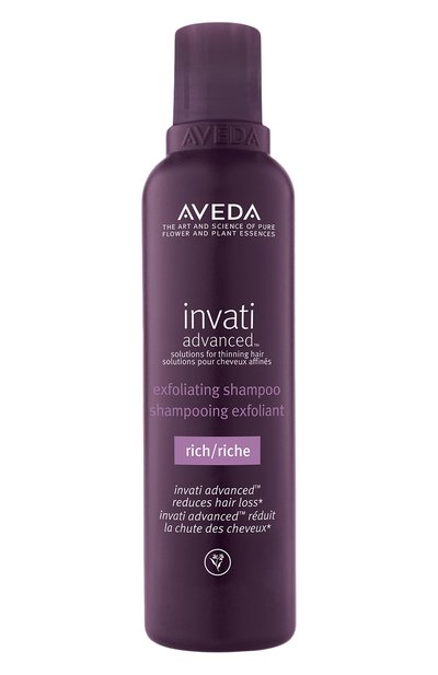 Женский питательный шампунь-эксфолиант invati advanced exfoliating shampoo rich (200ml) AVEDA, арт. 018084016824