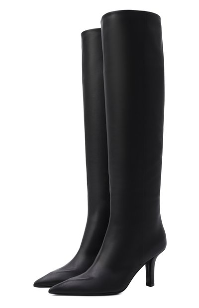 Женские кожаные сапоги christine slouch 80 AMINA MUADDI, арт. CHRISTINE SL0UCH B00T 80/CALF