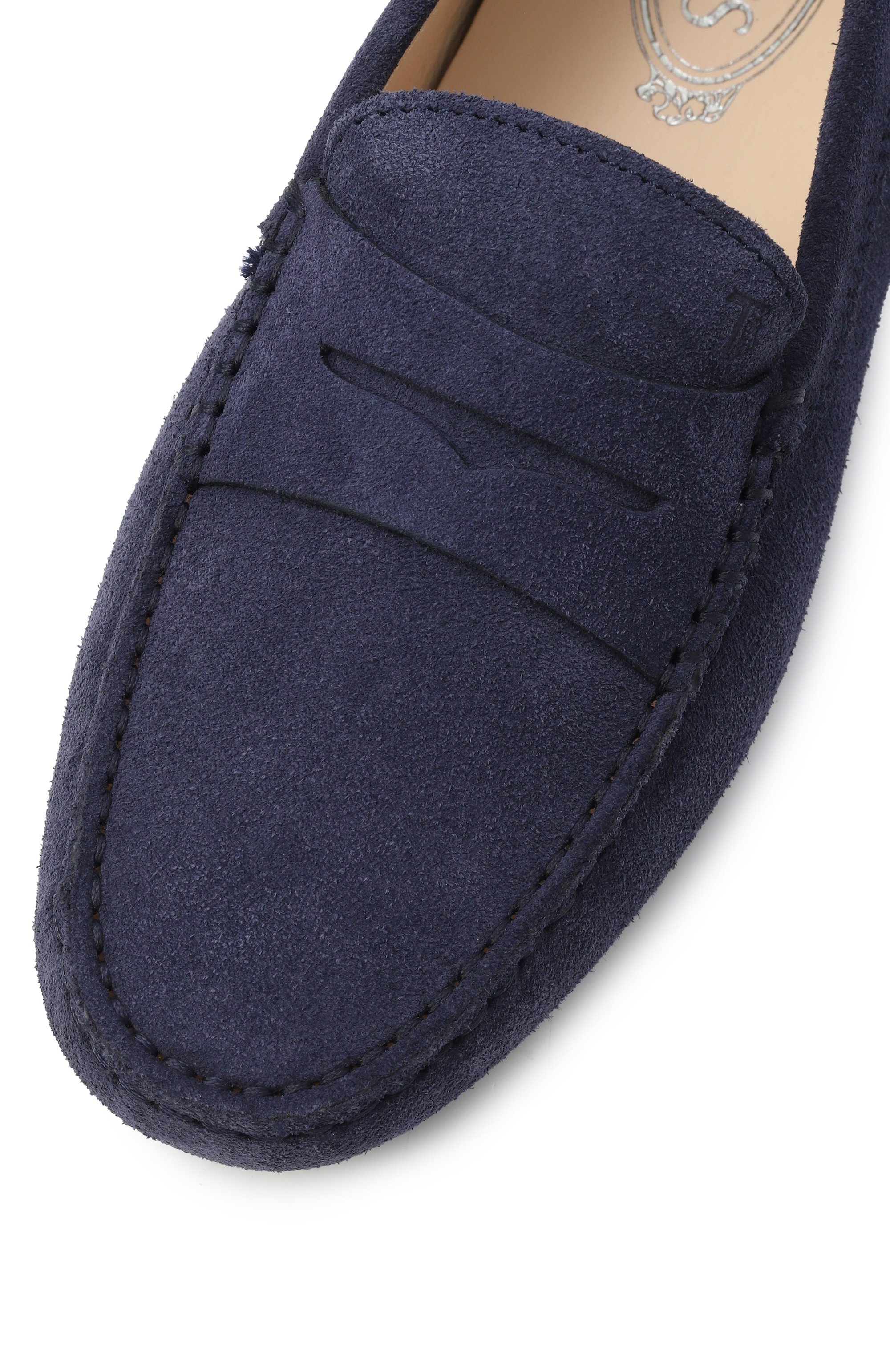 Замшевые мокасины gommino TOD’S синего цвета по цене 69700 руб., арт. XXW00G00010/RE0, фото 7 Замшевые мокасины gommino TOD’S, арт. XXW00G00010/RE0, фото 7