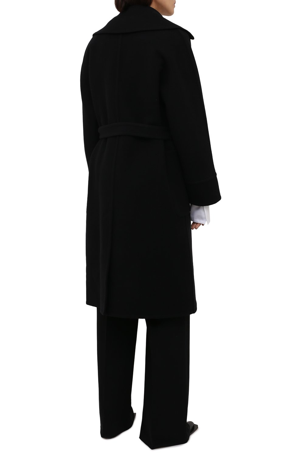 Пальто из шерсти и кашемира LANVIN черного цвета по цене 199500 руб., арт. RW-C00023-4337-A21, фото 4 Пальто из шерсти и кашемира LANVIN, арт. RW-C00023-4337-A21, фото 4