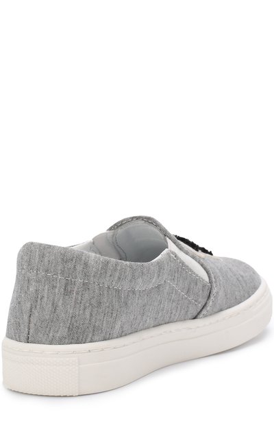 Текстильные слипоны с нашивками JOSHUA`S KIDZ, арт. KCN017 GREY JERSEY NY, фото 3