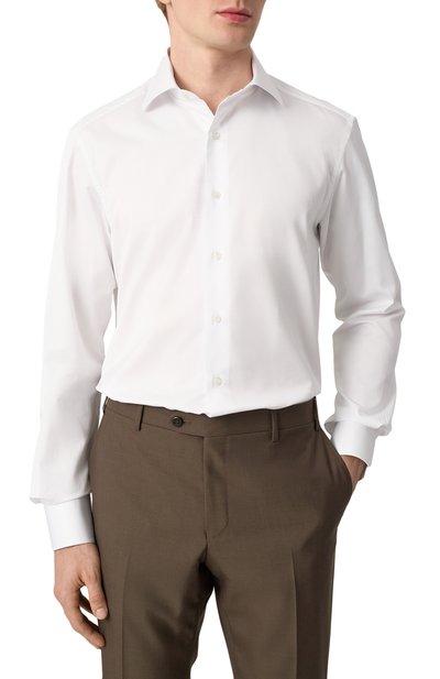 Хлопковая сорочка STEFANO RICCI, арт. MC007132/BN2943, фото 3