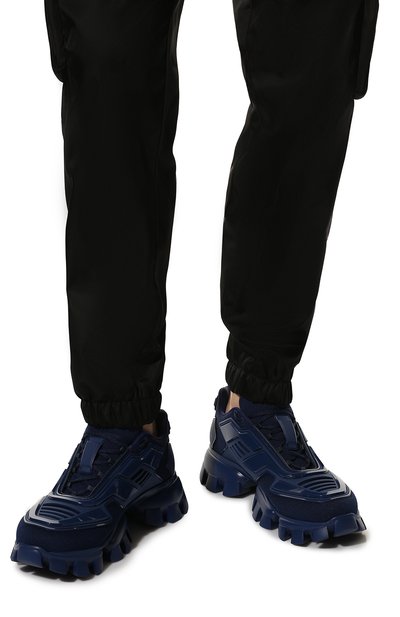 Кроссовки PRADA темно-синего цвета по цене 100000 руб., арт. 2EG293-3KZU-F0004, фото 3 Кроссовки PRADA, арт. 2EG293-3KZU-F0004, фото 3