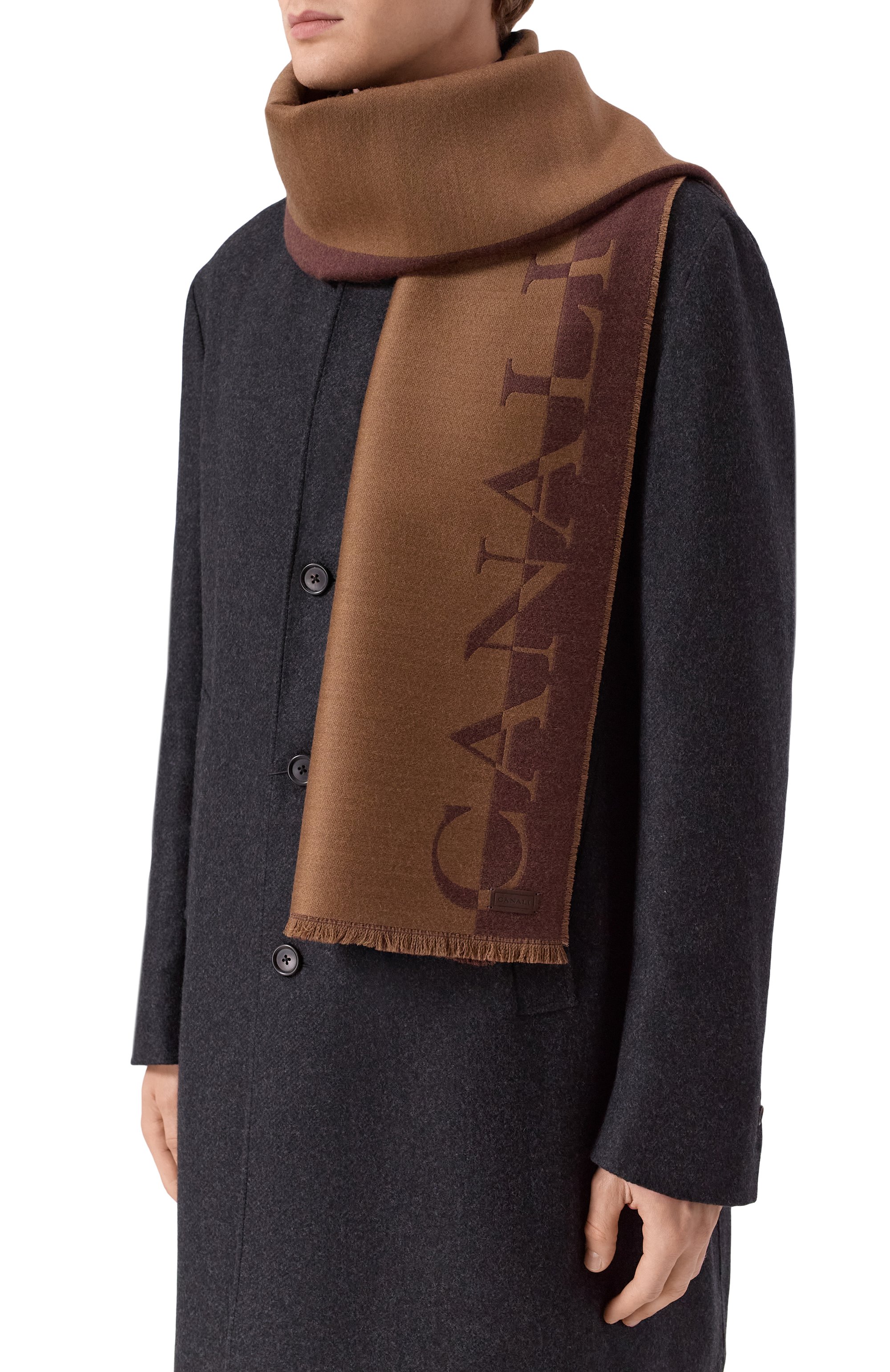 Шерстяной шарф CANALI, арт. 06/TF00323, фото 2