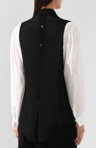 Шерстяной жилет ANN DEMEULEMEESTER, арт. 1901-1154-P-116-099, фото 4