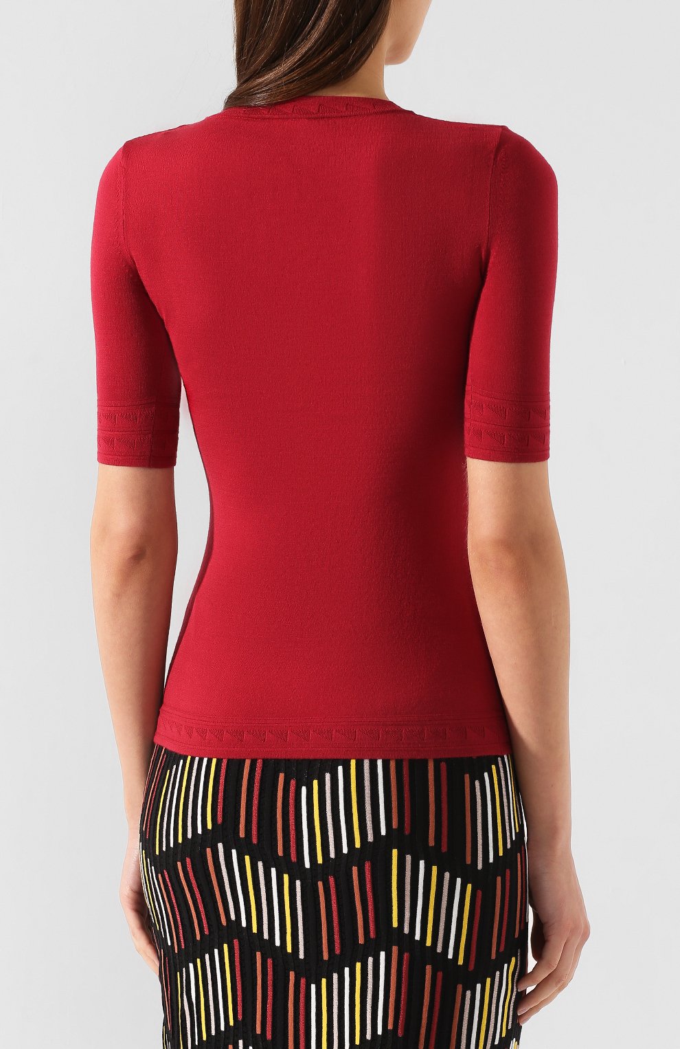 Топ из вискозы M MISSONI красного цвета по цене 23150 руб., арт. 2DN00089/2K001P, фото 4 Топ из вискозы M MISSONI, арт. 2DN00089/2K001P, фото 4