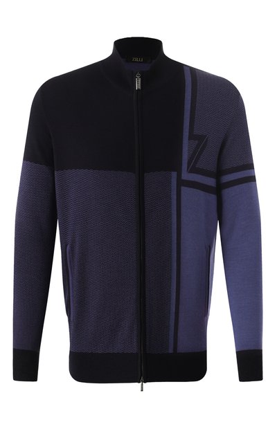 Мужской кардиган из шерсти и шелка ZILLI, арт. JSS003M0240VZDTB0