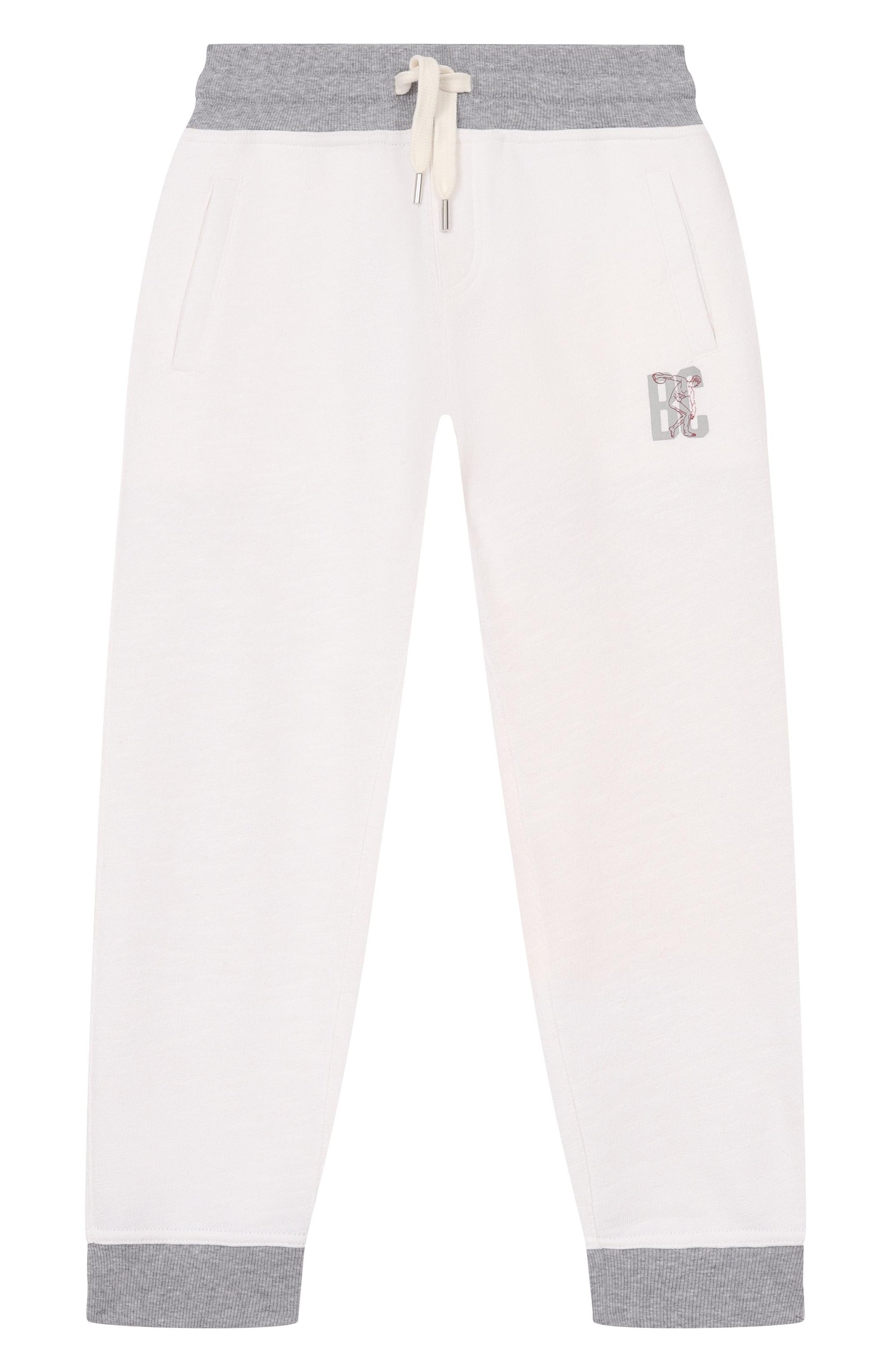 Джоггеры из хлопка и льна BRUNELLO CUCINELLI, арт. BR831E355A, фото 1