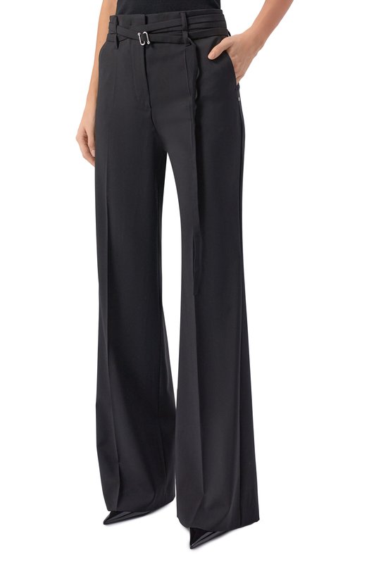 Шерстяные брюки Sportmax SPXCERA Чёрный  SPXCERA Фото 3