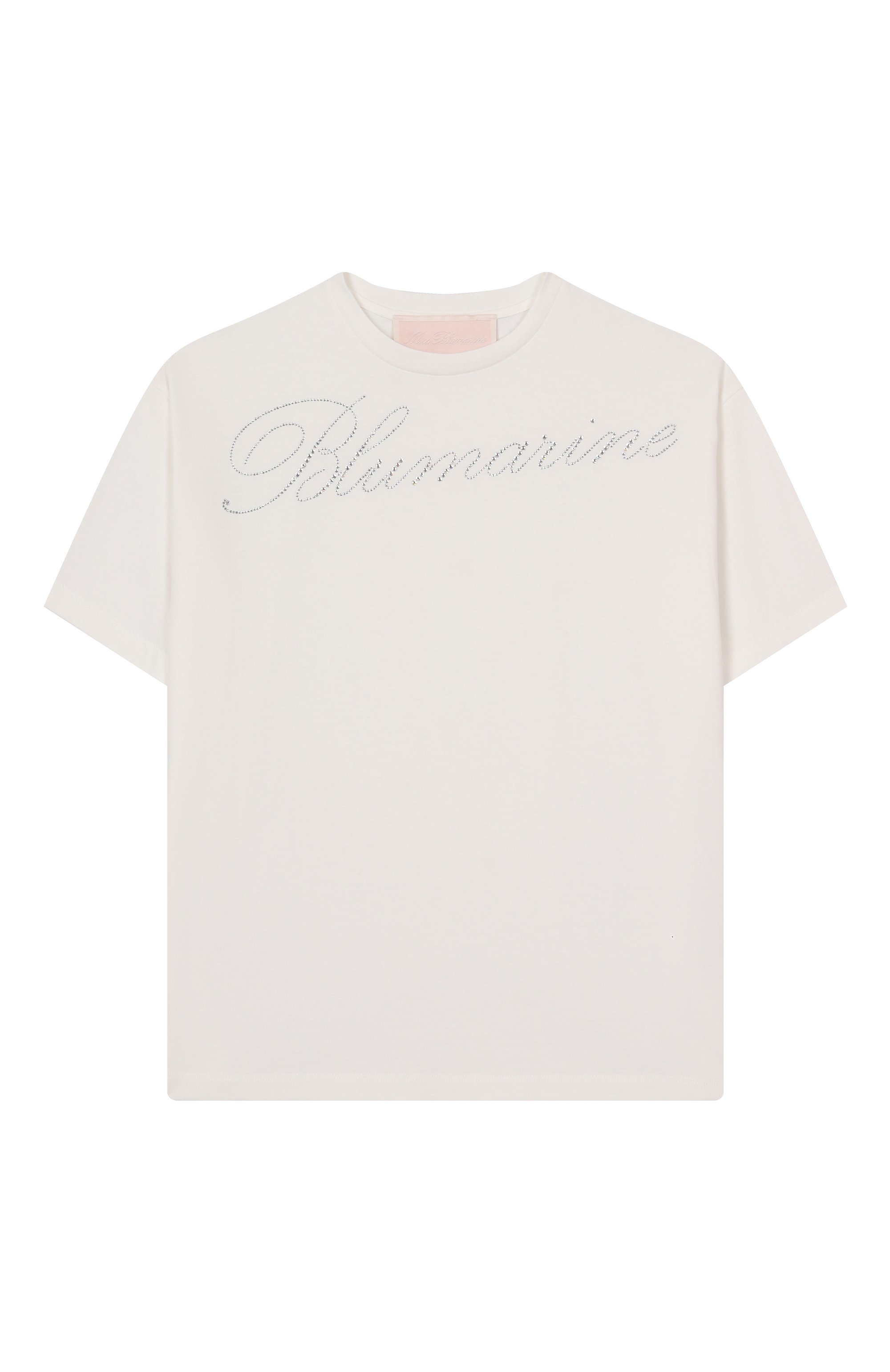 Хлопковая футболка BLUMARINE, арт. BFTS008.0.JF056/14A-16A, фото 1