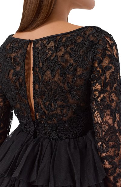 Платье SAINT LAURENT черного цвета по цене 1320000 руб., арт. 510144/Y363H, фото 4 Платье SAINT LAURENT, арт. 510144/Y363H, фото 4