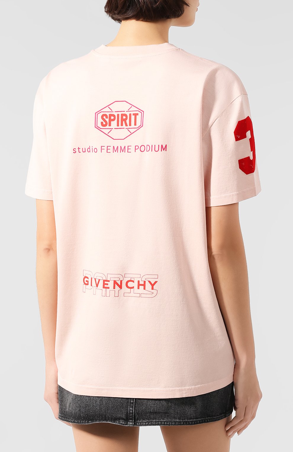 Хлопковая футболка GIVENCHY, арт. BW70603Z2K, фото 4