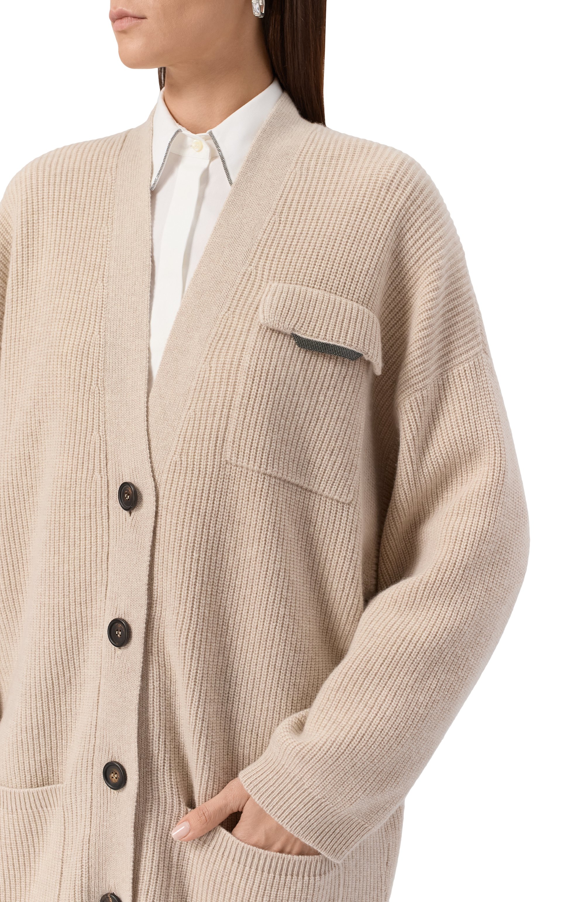 Кашемировый кардиган BRUNELLO CUCINELLI, арт. M12721716P, фото 5