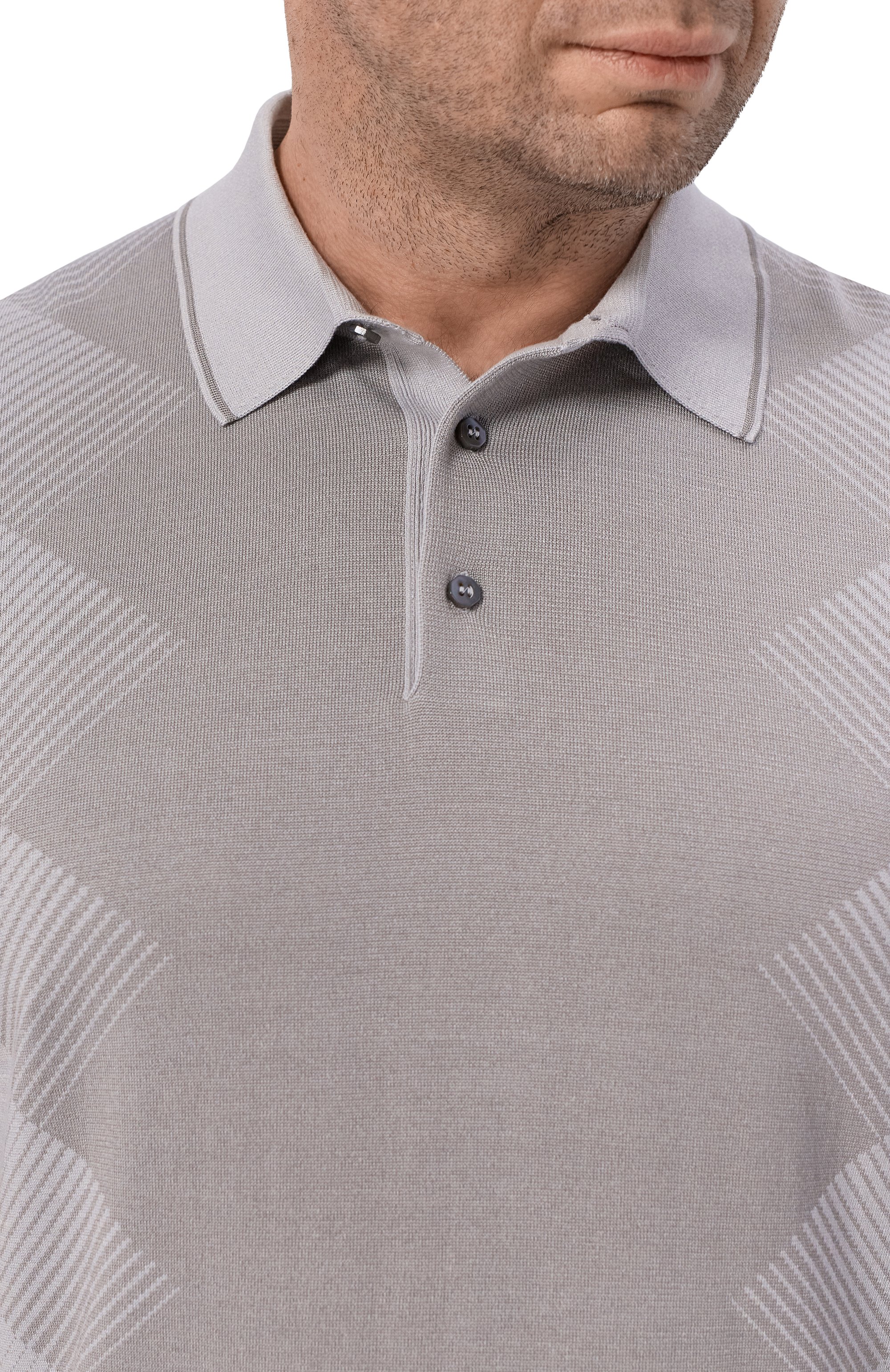 Поло из шелка и хлопка STEFANO RICCI, арт. K818114P13/F26280, фото 5