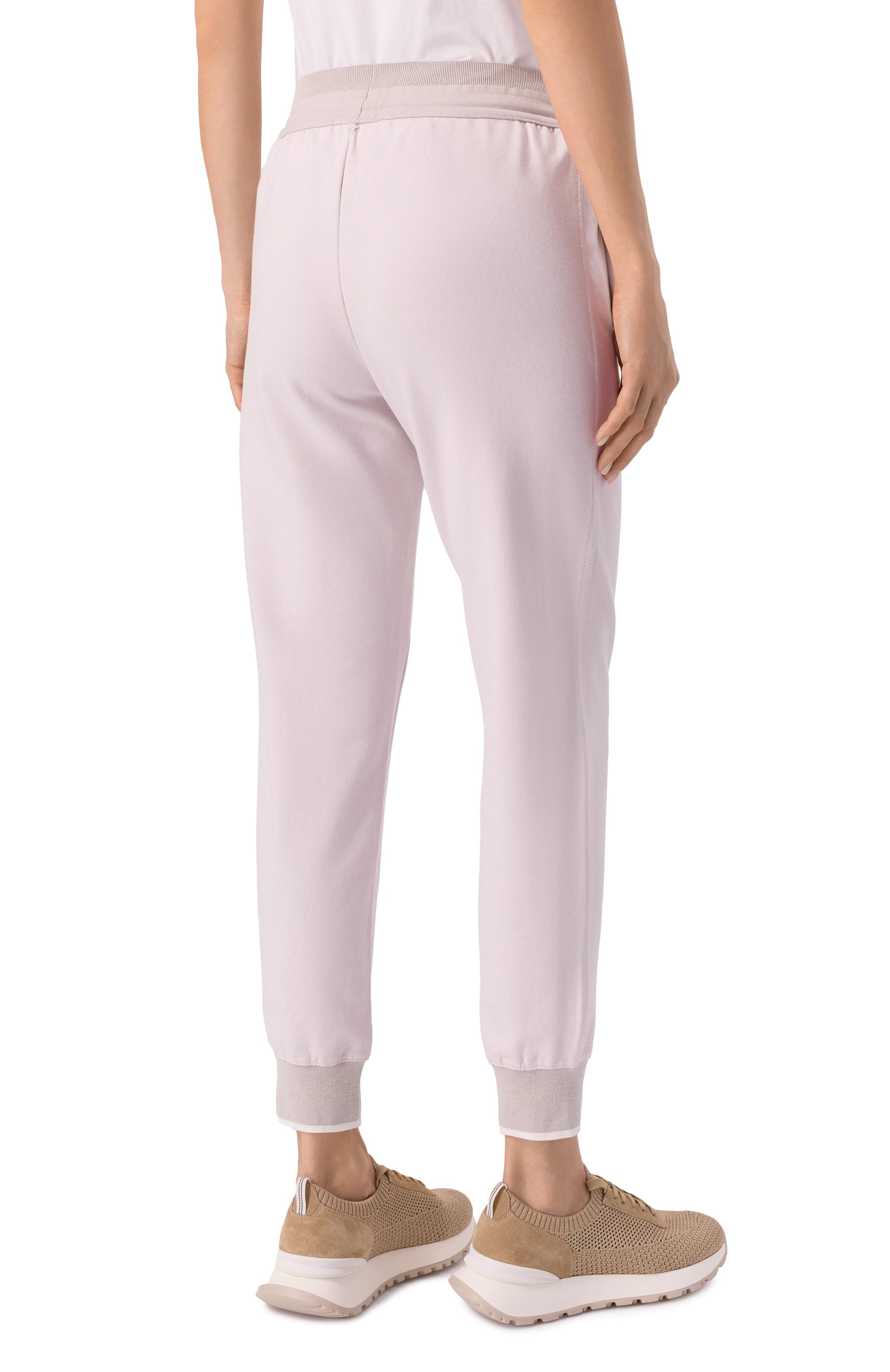 Хлопковые джоггеры LORENA ANTONIAZZI, арт. PA96/9999, фото 4