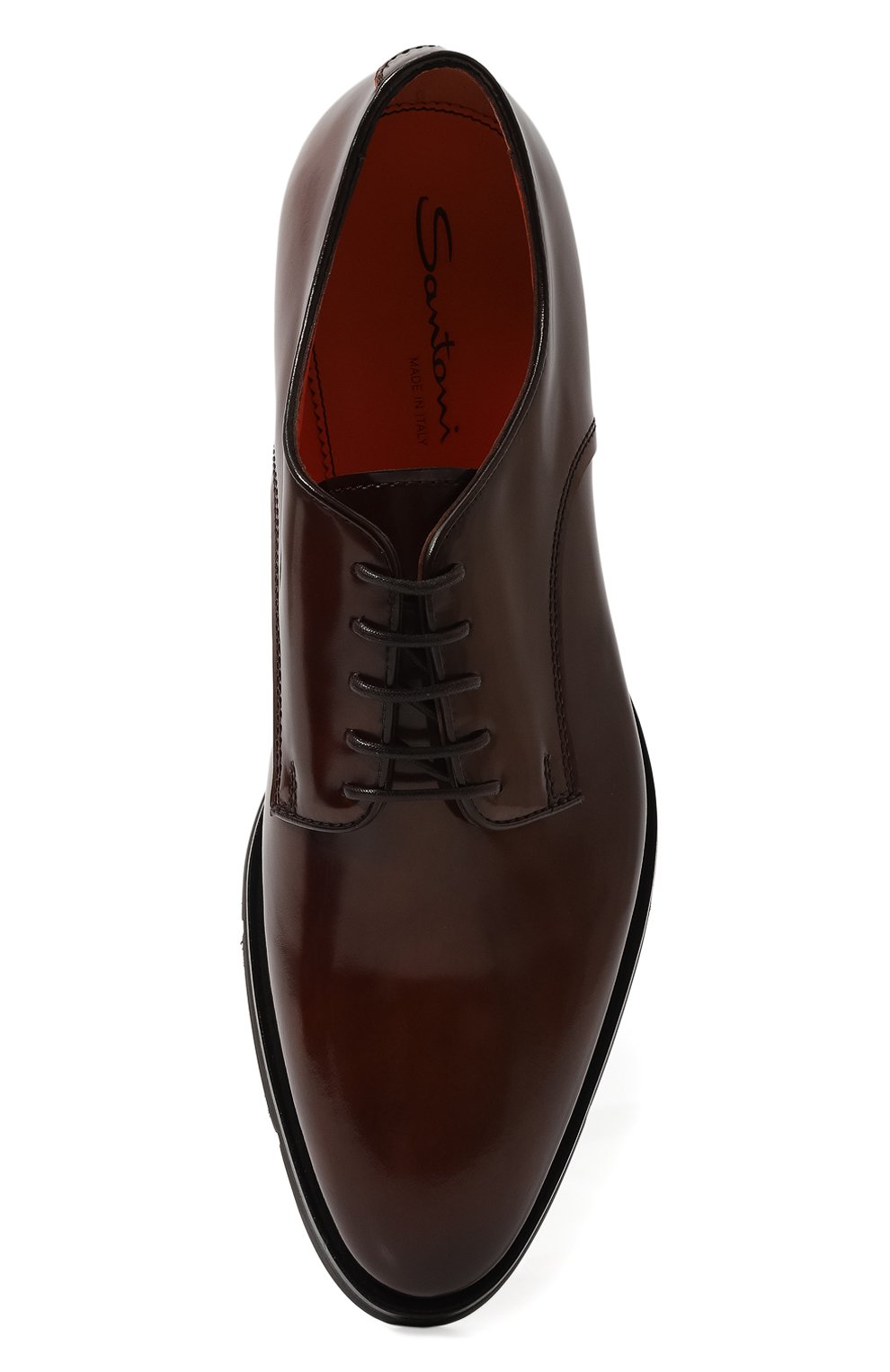 Кожаные дерби SANTONI, арт. MCWG18213JM3BPFG, фото 6