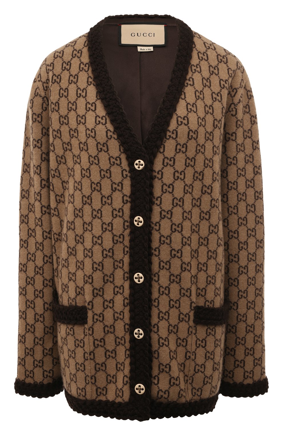 Шерстяной кардиган GUCCI, арт. 644570 XKBN1, фото 1