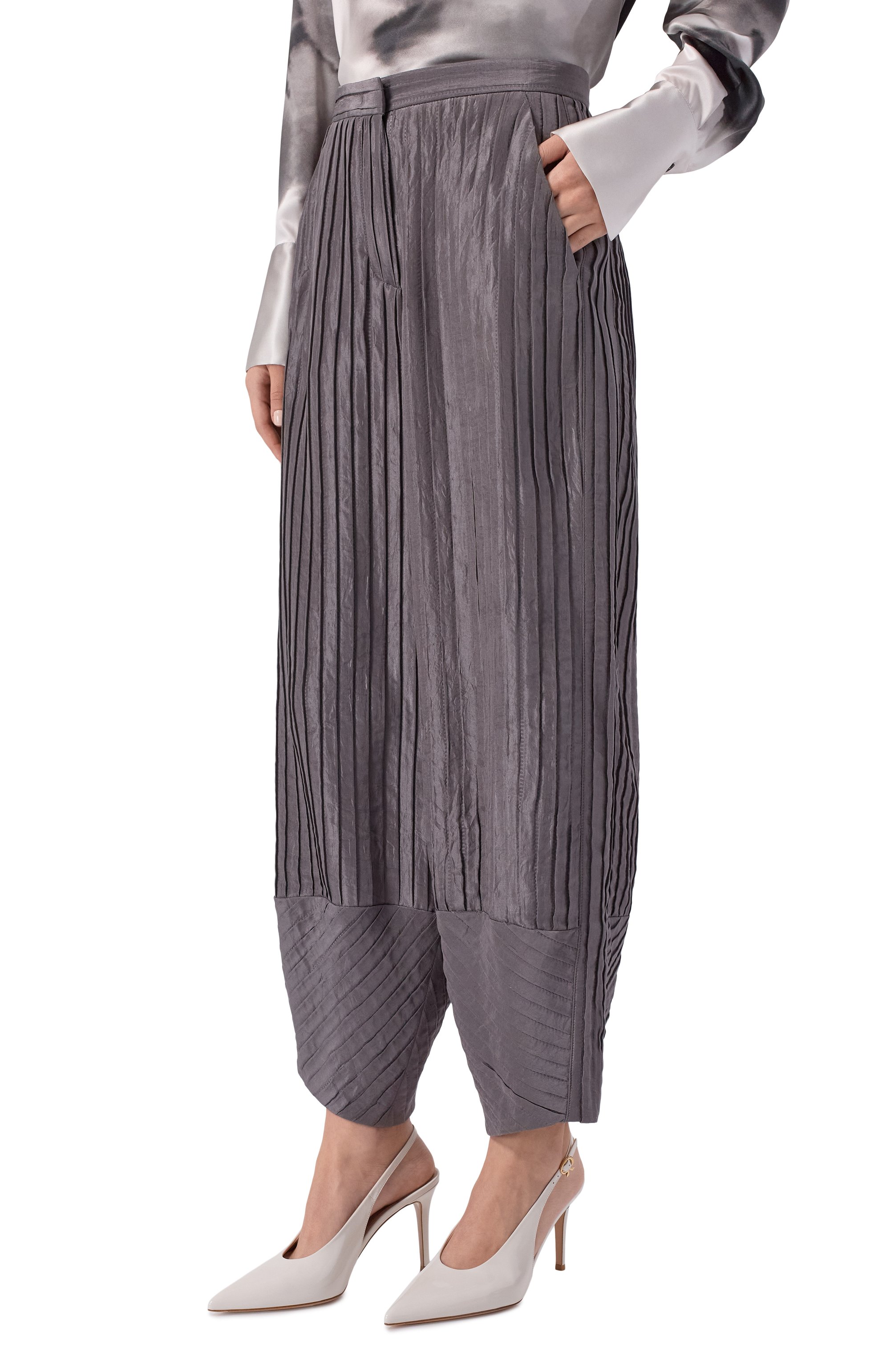 Шелковые брюки GIORGIO ARMANI, арт. GW002796/TE20006, фото 3