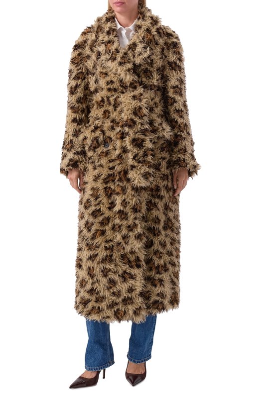 Шуба MSGM 3941MDC16/257606 Леопардовый  3941MDC16/257606 Фото 3