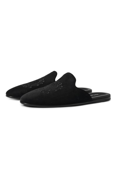Мужские замшевые домашние туфли DOLCE & GABBANA, арт. A80635/A3M52