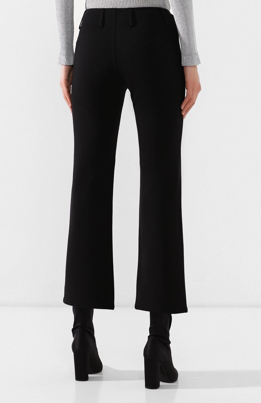 Брюки из вискозы PHILOSOPHY DI LORENZO SERAFINI черного цвета по цене 31350 руб., арт. A0317/733, фото 4 Брюки из вискозы PHILOSOPHY DI LORENZO SERAFINI, арт. A0317/733, фото 4