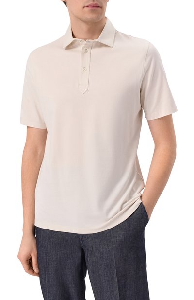 Хлопковое поло BRUNELLO CUCINELLI, арт. M0B133936, фото 3