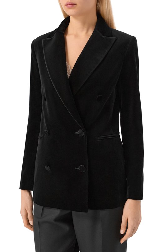 Бархатный жакет Antonelli Firenze P3182/682B Чёрный  P3182/682B Фото 3