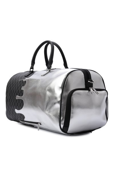 Дорожная сумка silver side drip black check SPRAYGROUND, арт. 910D8924NSZ/SILVER SIDE DRIP BLACK CHECK LARGE DUF