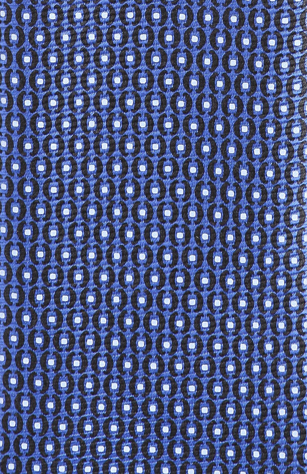 Шелковый галстук с узором ZEGNA синего цвета по цене 17950 руб., арт. Z9A151L7, фото 3 Шелковый галстук с узором ZEGNA, арт. Z9A151L7, фото 3