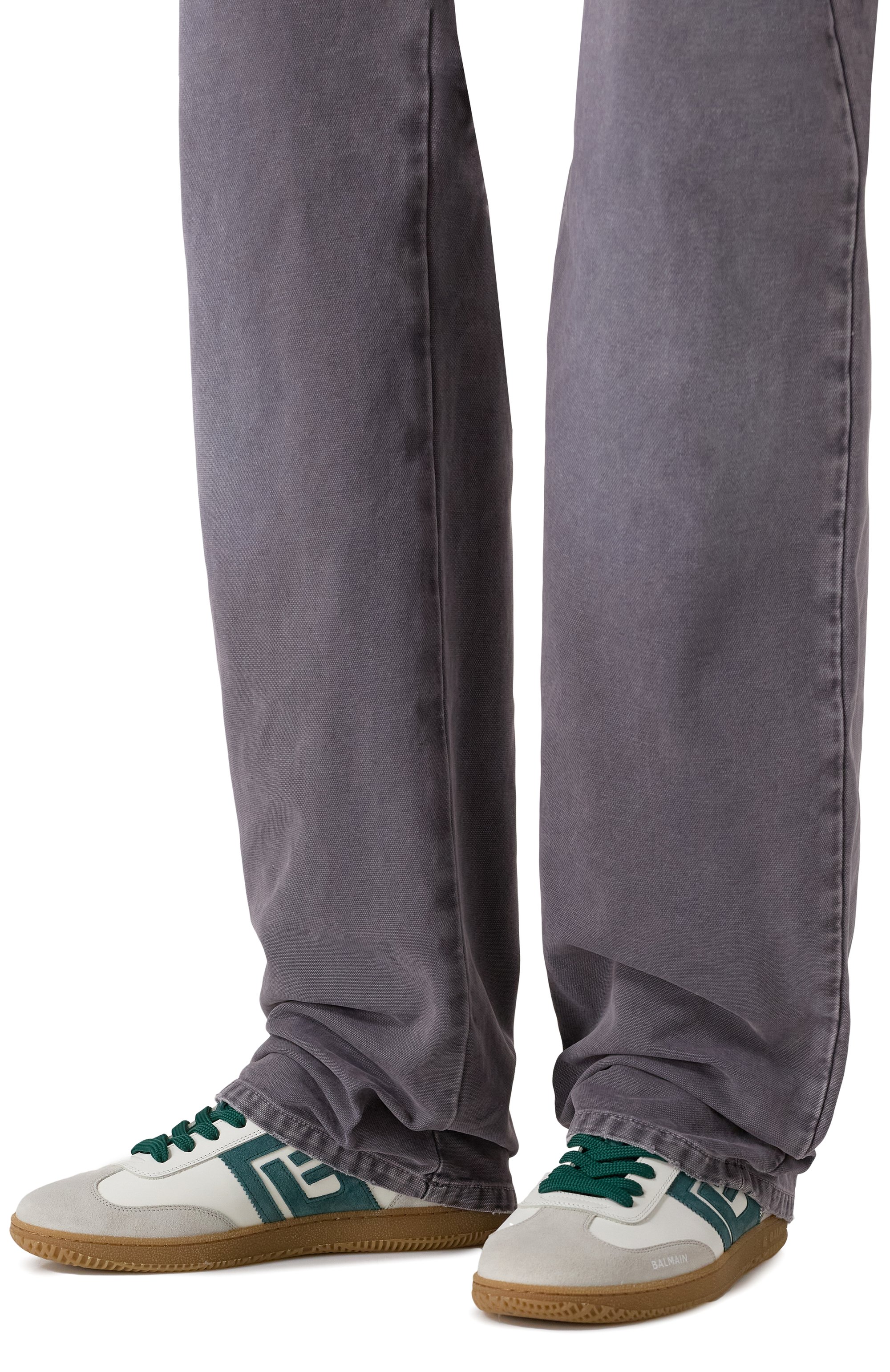 Кожаные кеды swan BALMAIN, арт. FM1VI360/LCWE, фото 3