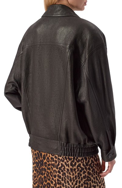 Кожаный бомбер SAINT LAURENT, арт. 842948/YCNF2, фото 4