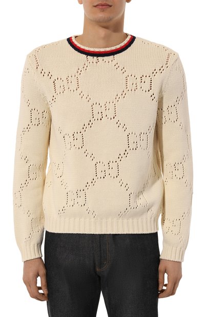 Хлопковый свитер GUCCI, арт. 740501/XKC4L, фото 3